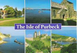 SCENES FROM THE ISLE OF PURBECK, DORSET, ENGLAND. UNUSED POSTCARD Sa8 - Swanage