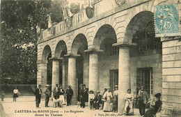 Castéra Les Bains * Les Baigneurs Devant Les Thermes - Castera