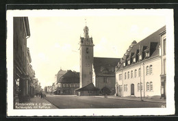 AK Fürstenwalde A. D. Spree, Rathausplatz Mit Rathaus - Fürstenwalde