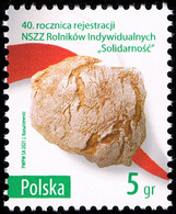 Poland 2021 Fi 5153 Mi 5303 40th Anniversary Of The Registration Of The Solidarity Union Of Individual Farmers - Unused Stamps