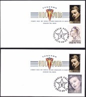 VERINIGTE STAATEN ETATS UNIS USA 2015 INGRID BERGMAN WITH SVERIGE SET 2V FDC SC 5012 MI 5189 YT 4831 - 2011-...