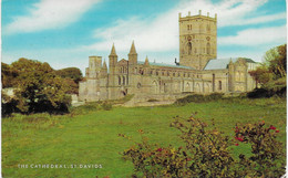 THE CATHEDRAL, ST. DAVIDS, PEMBROKESHIRE, WALES.  Circa 1974 USED POSTCARD Wa5 - Pembrokeshire