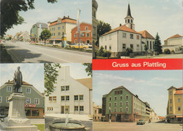 D-94447 Plattling - Alte Straßen - Und Stadtansichten - Sparkasse - Cars - Opel - Nice Stamp - Plattling
