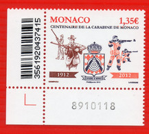 MONACO N°2818   CENTENAIRE DE LA CARABINE DE MONACO  NEUF ** - Sonstige & Ohne Zuordnung