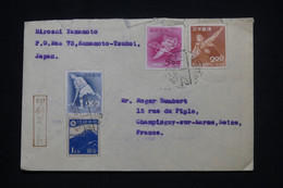 JAPON - Enveloppe De Kumamoto Pour La France, Affranchissement Avec Sports - L 98716 - Covers & Documents