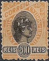 BRAZIL - REPUBLICAN DAWN: ALLEGORY, 200 RÉIS (OLD REPUBLIC) 1894 - NEW NO GUM - Neufs