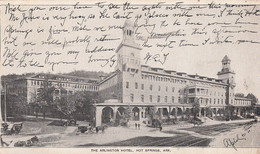 127 - 1900-1910 - Arlington Hotel Hot Springs Arkansas - Simple Back - Postmark - Unusual Size 51/2 X 31/4  - 2 Scans - Hot Springs