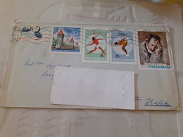 LETTERA CON COMMEMORATIVI ROMANIA 1968 - Postmark Collection