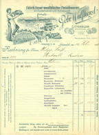Gütersloh 1907 Besonders Deko " Gebr.Wulfhorst Fabrik Feiner Westfälische Fleischwaren " - Lebensmittel