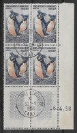 T.A.A.F. N°3 - Bloc De 4 Coin Daté - Oblitéré - TB - Used Stamps