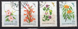 HONGRIE N° 3307 à 3310 O Y&T 1991 Fleurs - Used Stamps