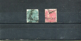 Inde Anglaise 1867-73 Yt 21 23 Timbres De Service - 1858-79 Kolonie Van De Kroon