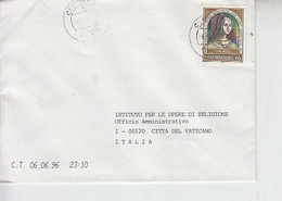 LUSSEMBURGO 1996 - Europa - Lettera Per La  Città Del Vaticano - Lettres & Documents