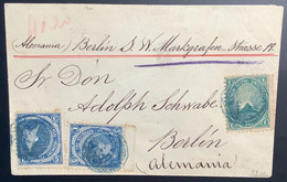 1886, RARE Cover SAN SALVADOR To Berlin, Expertised Pascal Scheller (Panama, Star Lettre Volcano Volcan Vulkan - Salvador