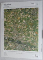 INGELMUNSTER EMELGEM MEULEBEKE In 1990 GROTE-LUCHT-FOTO 48x67cm 1/10.000 ORTHOFOTOPLAN TOPOGRAPHIE PHOTO AERIENNE R702 - Ingelmunster