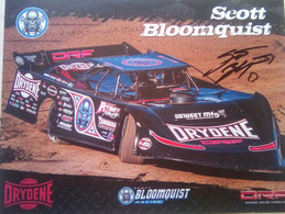 Scott Bloomquist ( American Race Car Driver) - Autografi