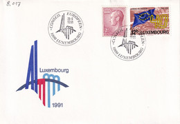 Luxembourg - Conseil Européen (8.017) - Storia Postale