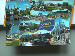 Nederland Holland Pays Bas Sneek Snits Met Puzzelstukjes - Sneek