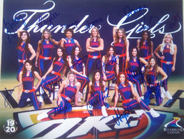 Oklahoma Thunder Girls - Authographs