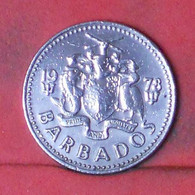 BARBADOS 25 CENTS 1978 -    KM# 13 - (Nº41674) - Barbados (Barbuda)