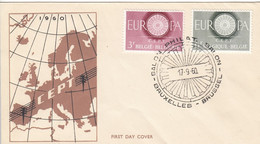 FDC BELGIUM 1209-1210 - 1951-1960