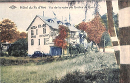 Hôtel Du Ry D'Ave - Vue De La Route Des Grottes De Han (oldtimer Colorisée Jos) - Wellin