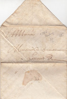 LETTRE. 1671. ORIGAMI.  BEAU TEXTE - ....-1700: Precursors