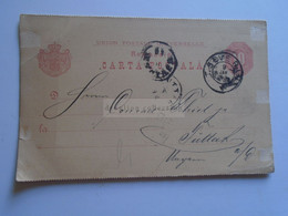 ZA367.10  Romania -Carta Postala-1890 - T.-Severin -sent To  Conrad Thiel -Futtak -Bácska Hungary - Sonstige & Ohne Zuordnung