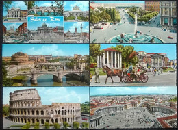 Roma - Lotto Di 22 Cartoline A Col. FG ~102 X 213mm - Collections & Lots