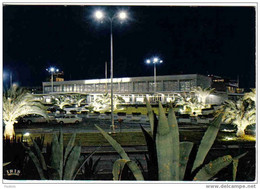 Carte Postale  06.  Nice  Aéroport De Nice-Cote-D'Azur  Aérogare Vue De Nuit  Très Beau Plan - Luftfahrt - Flughafen