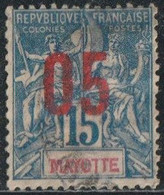 Mayotte 1912 Yv. N°23 - 5c S. 15c  - Oblitéré - Oblitérés