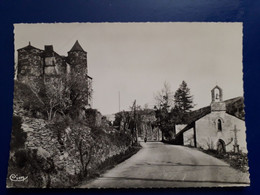 LE BLEYMARD  EGLISE ABAYE DE SAINT JEAN MOTO MOTOCYCLETTE - Le Bleymard