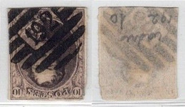 Médaillon - N°10 Touché! Obl P192 (8 Barres) "Warneton" - 1858-1862 Medaillen (9/12)