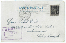 BK1873 - FRANCE - POSTAL HISTORY - RARE Olympic Games PARIS EXPO 1900  POSTMARK - Sommer 1900: Paris