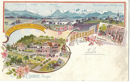 GERZENSEE: 3-Bild-Lihto Hotel Bären 1901 - Gerzensee