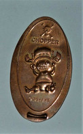 Pressed Coins Souvenir Medallion Médaillon Medaille One Piece Chopper - Pièces écrasées (Elongated Coins)