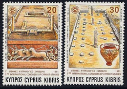 # CIPRO CYPRUS KIBRIS - 1995 - Archeology History Art - Set 2 Stamps MNH - Andere & Zonder Classificatie