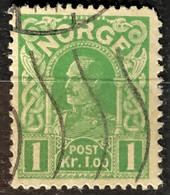 NORWAY 1907 - Canceled - Sc# 64 - 1kr - Used Stamps