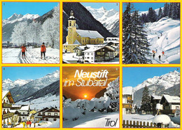 SCENES FROM NEUSTIFT IM STUBAITAL, TIROL, AUSTRIA. USED POSTCARD Ac1 - Neustift Im Stubaital