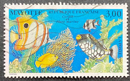 France YT MYT51 - Corail Et Flore Marine - 3 F Used Stamp - Mayotte 1997 - FRAMYT051U - Usati