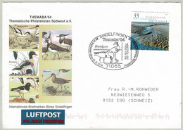 Deutschland 2004, Brief Themaba Sindelfingen - Egg (Schweiz), Brandgans / Tadorna Tadorna, Wattenmeer - Geese