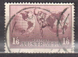 Australia 1934 - Mercury & Globe - Mi.126 - Perf 13½:14 - Wtm 7 - Used - Oblitérés