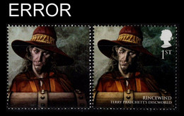 GREAT BRITAIN 2011 Rinchewind 1st ERROR:no Silver And Denomination GB (Harry Potter) Wizard - Errors, Freaks & Oddities (EFOs