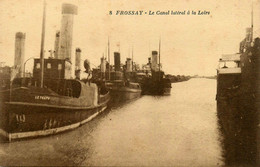 Frossay * Le Canal Latéral De La Loire * Bateaux De Commerce Marine Marchande Cargo ? * LE TRAPU - Frossay