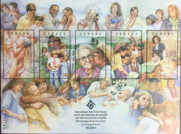 Canada 1994 Year Of The Family Sheetlet CTO MH - Other & Unclassified