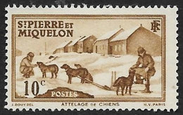ST PIERRE ET MIQUELON  1938 -  YT  171 - Attelage - NEUF* - Unused Stamps