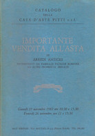 CATALOGO CASA D'ASTE PITTI FIRENZE 1982 ARREDI ANTICHI - Collectors Manuals