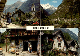 Sonogno - 4 Bilder (9206) * 12. 6. 1978 - Sonogno