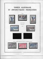 T.A.A.F. - Collection Vendue Page Par Page - Timbres Neufs * Avec Charnière / Obitérés - TB - Nuovi