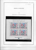 T.A.A.F. Blocs Feuillets - Collection Vendue Page Par Page - Timbres Neufs ** Sans Charnière - TB - Blocks & Sheetlets